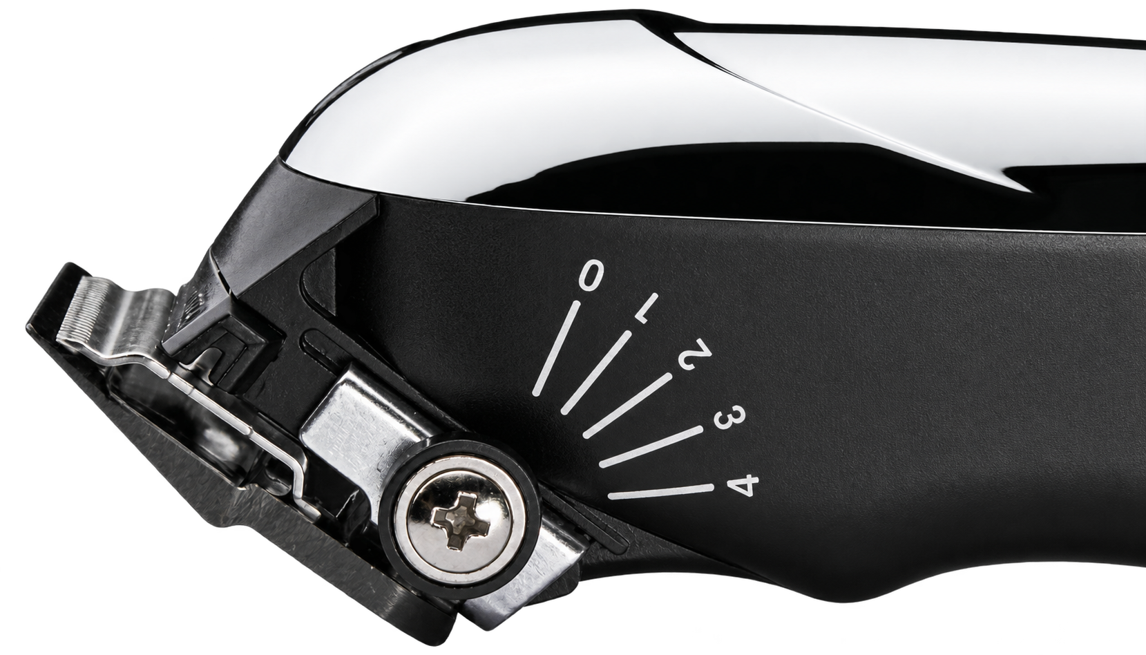 Clipper with lever dial 0 to 4